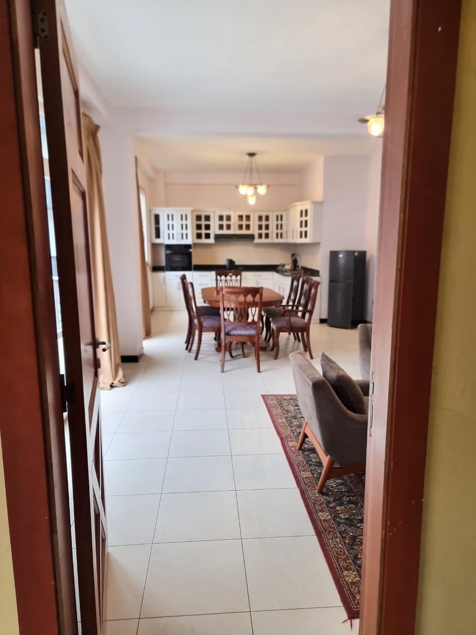 Interior of a furnished apartment in Kazanchis, Addis Ababa